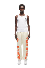 LOGO JOGGER CREAM