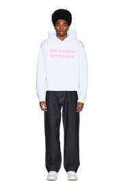 ONLY WEAR AFTER 6PM HOODIE 2.0 WHITE